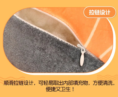 Coussin en peluche saumon Coussin alimentaire réaliste Cadeau confortable