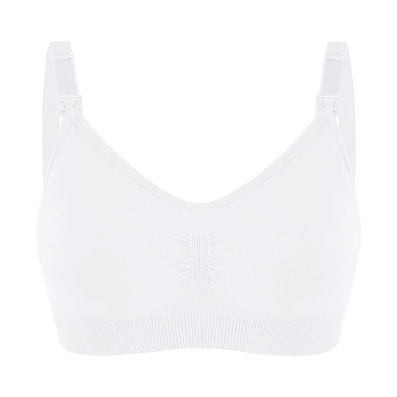 Breathable women's nursing bra – seamless wire-free maternity, nylon, all seasons