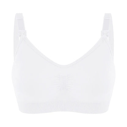Breathable women's nursing bra – seamless wire-free maternity, nylon, all seasons