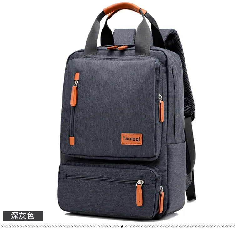 Zaino da laptop in tela 20-35L grande capacità zaino da viaggio scuola zaino per il ritorno a scuola 2025 organizzato resistente all'acqua