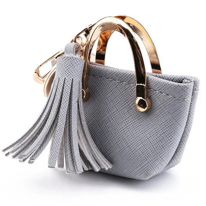 1+1 Gratis Birkin Inspiriertes Mini Handtasche - PU Leder Münzbeutel Charm Schlüsselanhänger