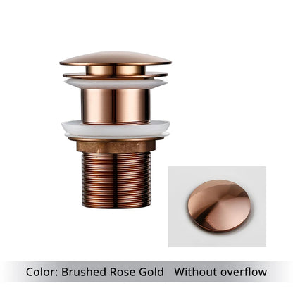 Pop Up Drain Button Sink Stopper Corrosion Resistant Bathroom Accessory For Kitchen Or Bath Modern Renovation 2026
