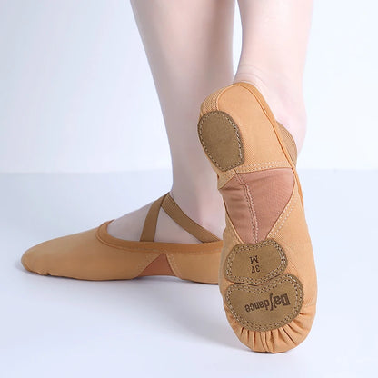 Supportive Flattering Women Ballet Shoes - Split Sole Mesh