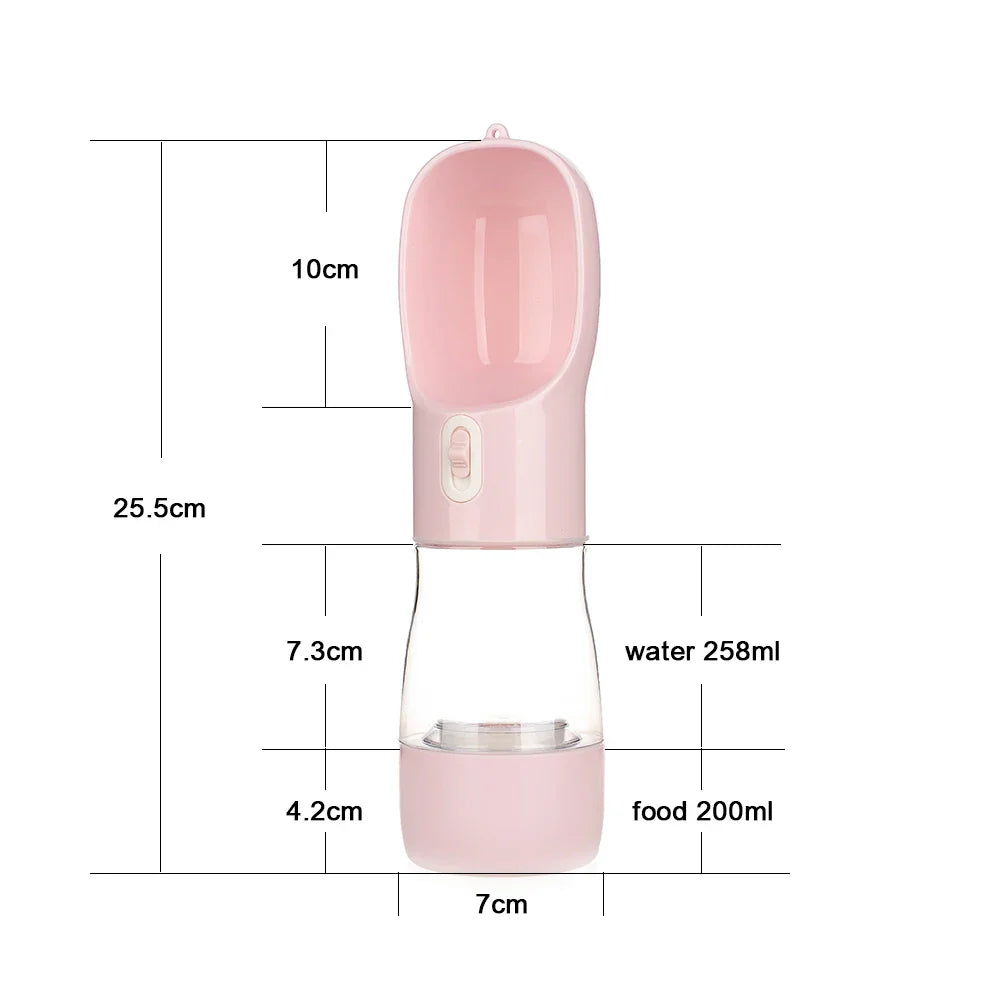 Dog Water Bottle Portable Travel Bowl Hands-Free Pet Drinking Bottle Fall 2025 Leakproof Hydration