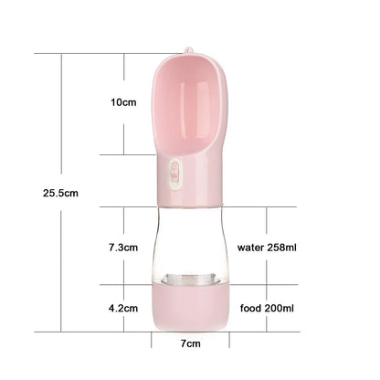 Dog Water Bottle Portable Travel Bowl Hands-Free Pet Drinking Bottle Fall 2025 Leakproof Hydration
