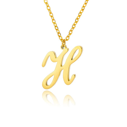 Personalisierte Gold-Initialen-Halskette - Elegantes minimalistisches Geschenk für Frauen, Hochzeiten & Jubiläen