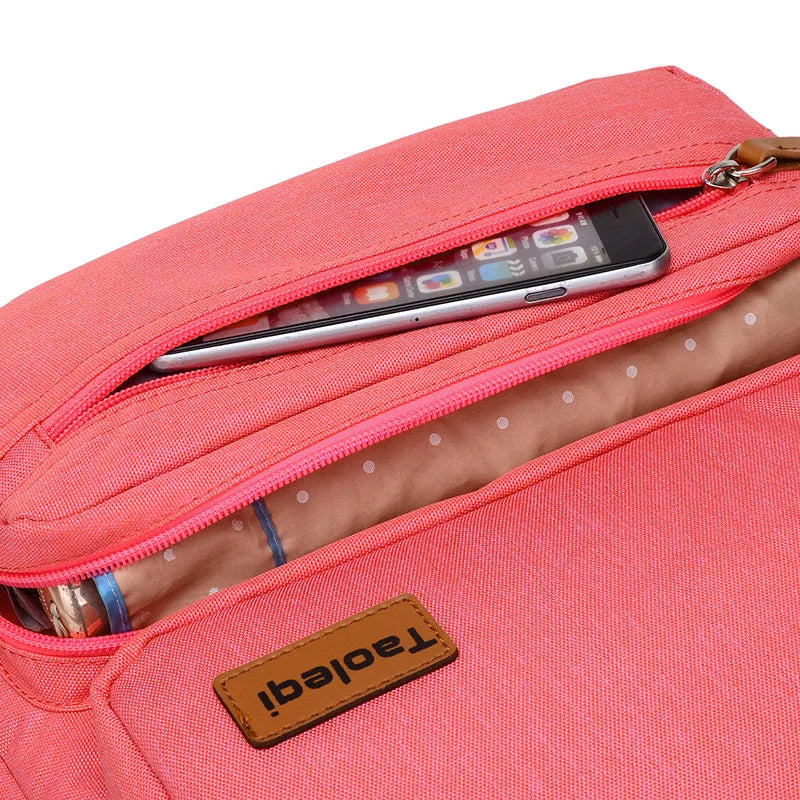 Zaino da laptop in tela 20-35L grande capacità zaino da viaggio scuola zaino per il ritorno a scuola 2025 organizzato resistente all'acqua