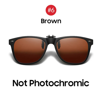 Photochromic Sunglasses Flip-Up Clip-On Polarized Lenses for Driving Summer 2026 Trend Gift Idea