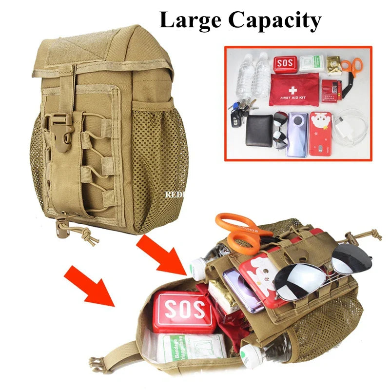 Dump Pouch Tactical Bag Outdoor Utility Pouch Waterproof Folding Molle Hiking Gear Fall 2025