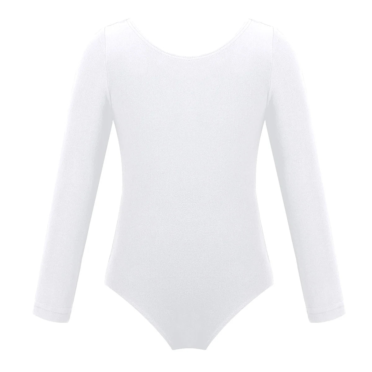 Soft, Durable Girls' Leotard - Long Sleeve, Polyamide, Elastane, Polyester, Dance Class