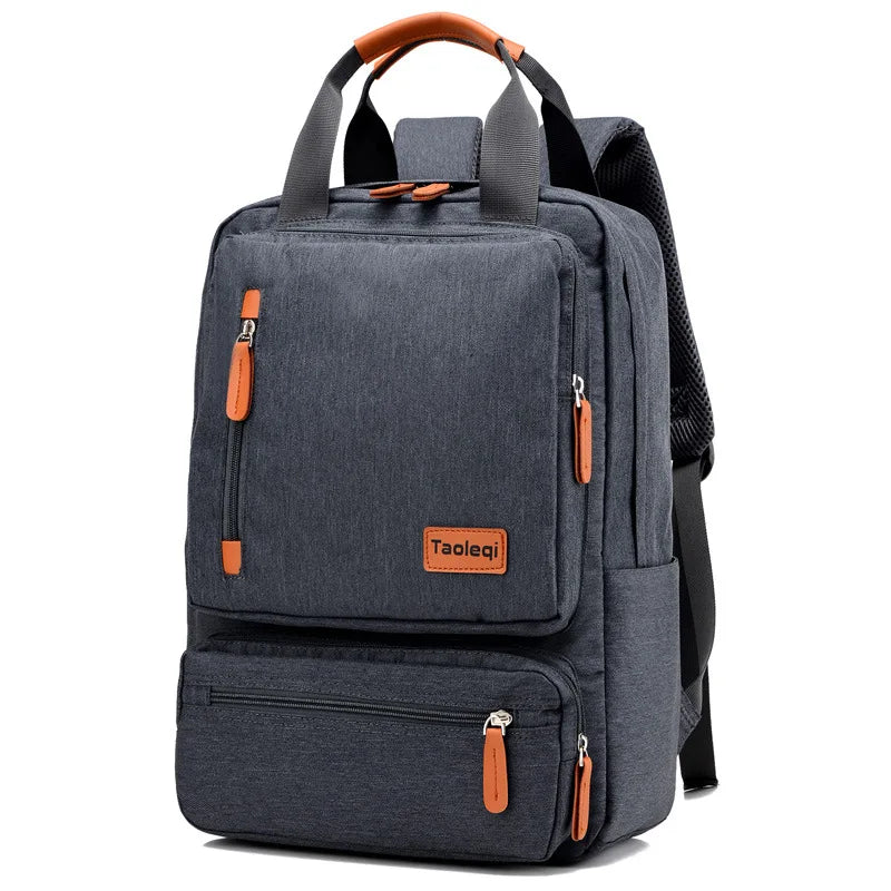 Zaino da laptop in tela 20-35L grande capacità zaino da viaggio scuola zaino per il ritorno a scuola 2025 organizzato resistente all'acqua
