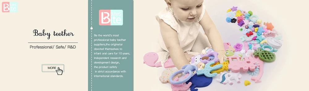 Wooden Crochet Animal Teether Rattle Newborn Sensory Toys