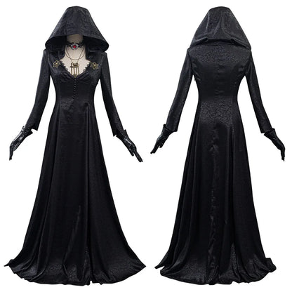 Vampire Lady Cosplay Costume from Evil Village - Premium Quality Outfit for Halloween, Conventions, and Themed Parties