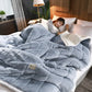 Luxurious Thick Wool Blanket Soft & Cozy Bedding for Home & Travel