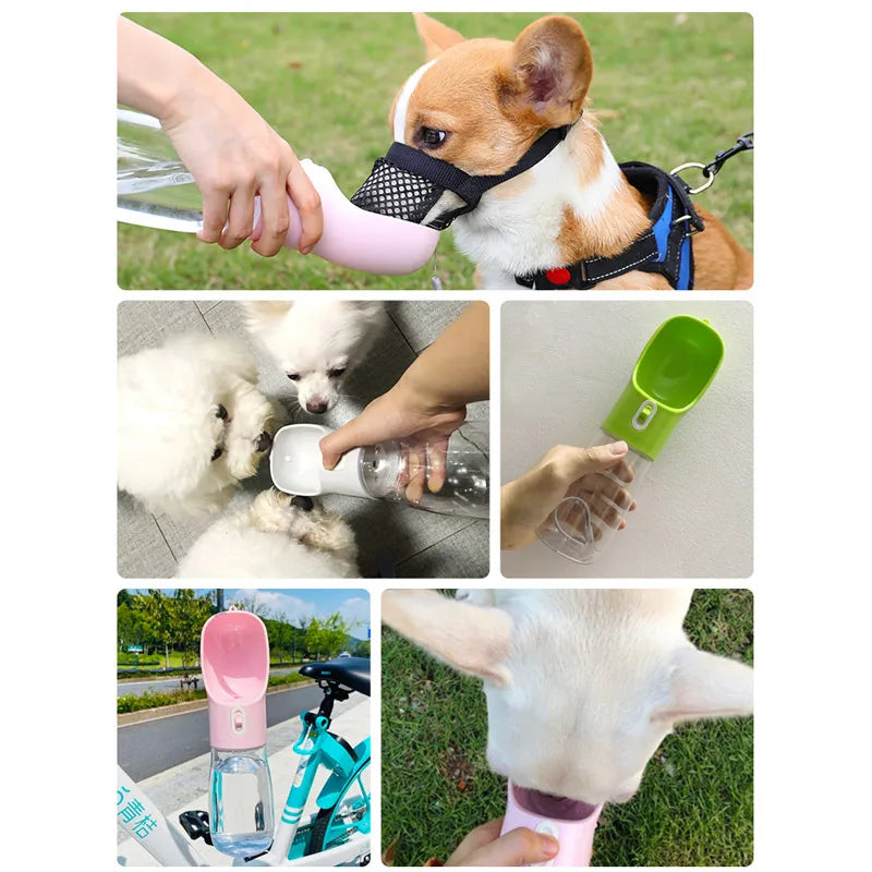 Dog Water Bottle Portable Travel Bowl Hands-Free Pet Drinking Bottle Fall 2025 Leakproof Hydration
