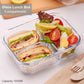 Microwavable Glass Bento Lunch Box with Thermal Bag - Leak-Proof Meal Prep Container