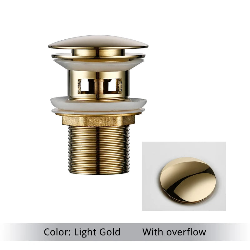 Pop Up Drain Button Sink Stopper Corrosion Resistant Bathroom Accessory For Kitchen Or Bath Modern Renovation 2026