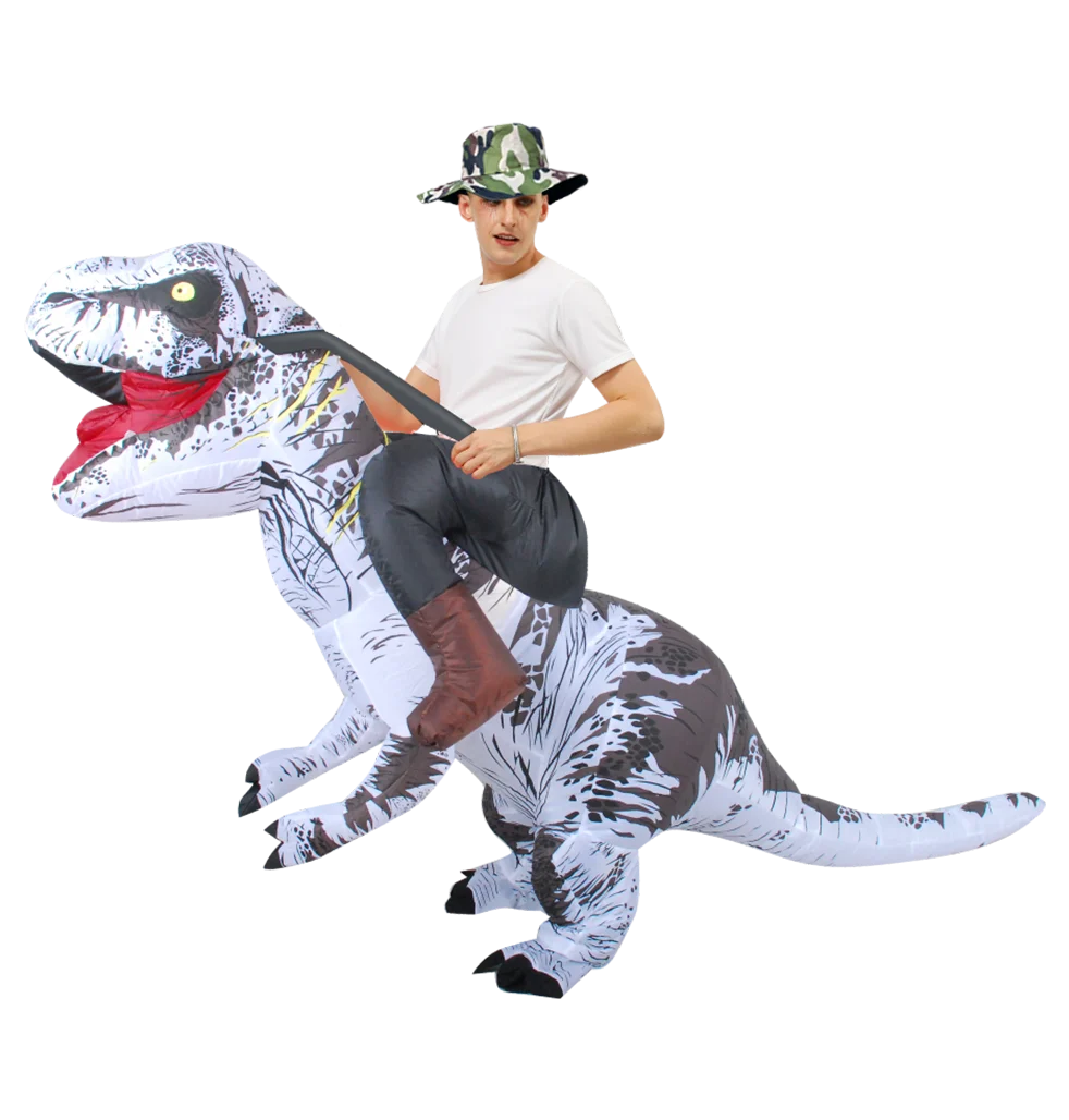 T-Rex Inflatable Halloween Cosplay Dinosaur Costume for Adults Men Women Carnival Party 2026