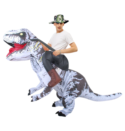 T-Rex Inflatable Halloween Cosplay Dinosaur Costume for Adults Men Women Carnival Party 2026