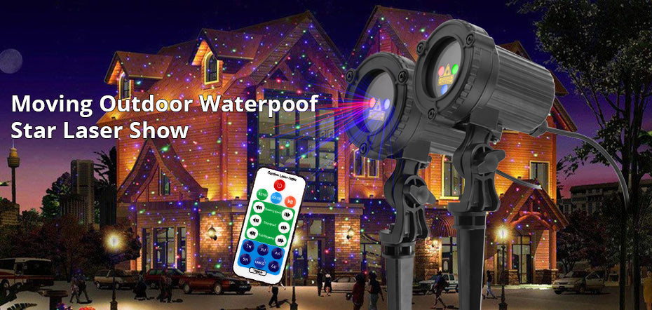 Christmas Laser Light Projector Waterproof Outdoor Garden