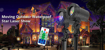 Christmas Laser Light Projector Waterproof Outdoor Garden