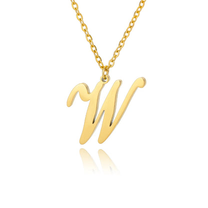 Personalisierte Gold-Initialen-Halskette - Elegantes minimalistisches Geschenk für Frauen, Hochzeiten & Jubiläen