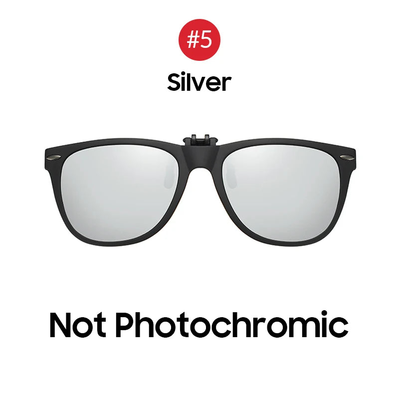 Photochromic Sunglasses Flip-Up Clip-On Polarized Lenses for Driving Summer 2026 Trend Gift Idea