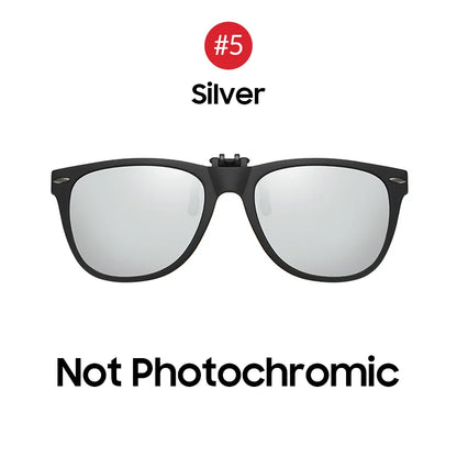 Photochromic Sunglasses Flip-Up Clip-On Polarized Lenses for Driving Summer 2026 Trend Gift Idea