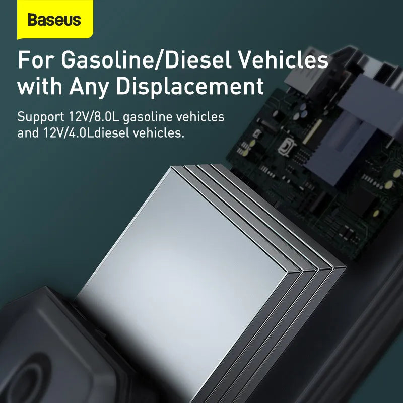 Arrancador de coche Power Bank portátil Cargador de batería 12V para impulso de emergencia Caída 2025 Listo para viaje por carretera