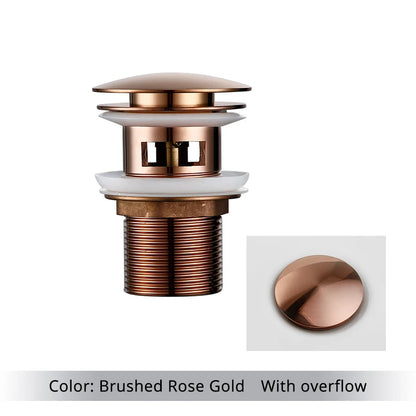 Pop Up Drain Button Sink Stopper Corrosion Resistant Bathroom Accessory For Kitchen Or Bath Modern Renovation 2026