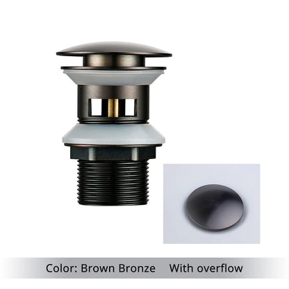 Pop Up Drain Button Sink Stopper Corrosion Resistant Bathroom Accessory For Kitchen Or Bath Modern Renovation 2026