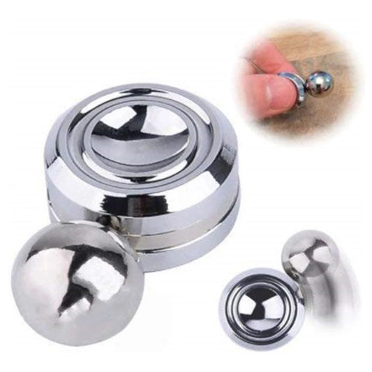 Magnetic Metal Gyroscope Fidget Toy Chrome Stress Reliever