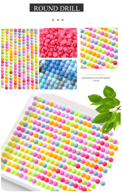 Dier Aap Panda Toilet Schilderij Kunst DIY Borduren