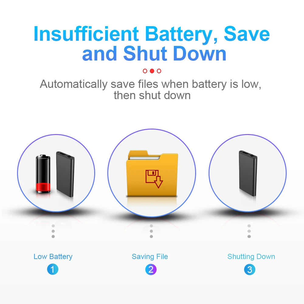 Sprachrekorder Ultra Dünn Mini Digital Diktiergerät Kompakt