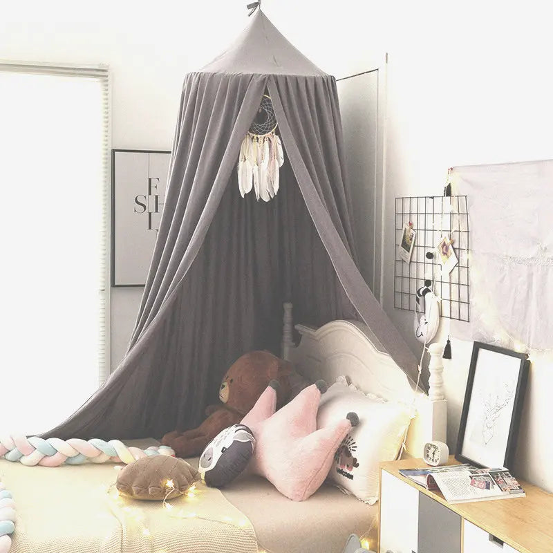 Bed Canopy Hanging Mosquito Net Dome Crib Nursery Decor Fall 2025 Cozy Mosquito Protection