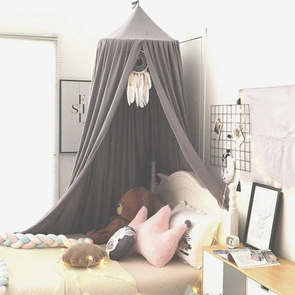 Bed Canopy Hanging Mosquito Net Dome Crib Nursery Decor Fall 2025 Cozy Mosquito Protection