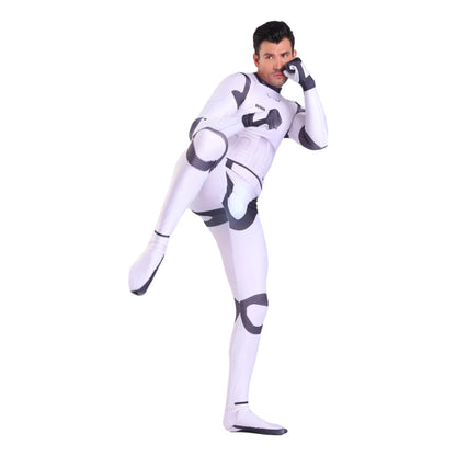 Star Wars Imperial Stormtrooper Zentai Jumpsuit Cosplay Costume for Men Boys Adults Halloween 2026