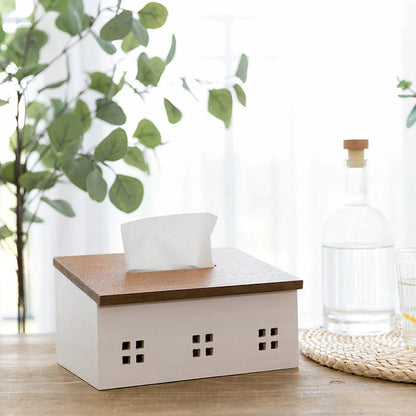 Scatola per fazzoletti in legno nordica portatovaglioli scatola autunno 2025 organizzatore cucina sala da pranzo ecologico rustico regalo