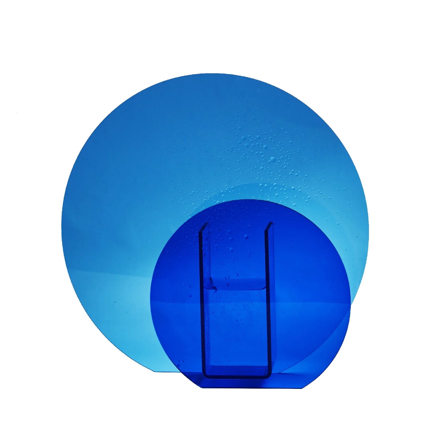 Jarrón acrílico tamaño M jarrón geométrico de mesa otoño 2025 reflejo de luz solar arcoíris decoración de escritorio para el hogar regalo