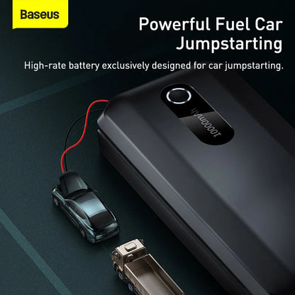 Car Jump Starter 1000A Emergency Booster Power Bank 12V Road Trip Ready For Emergencies