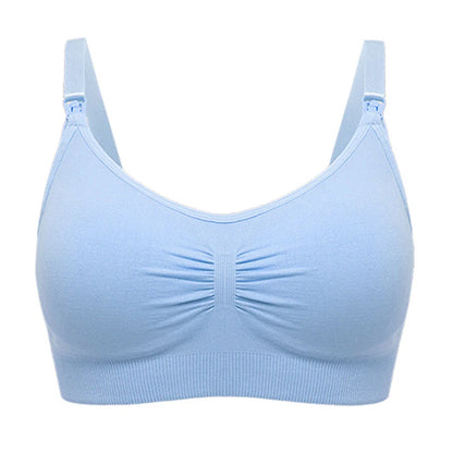 Breathable women's nursing bra – seamless wire-free maternity, nylon, all seasons