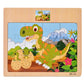 Wooden Vehicle Animal Puzzles for Kids Educational Gift