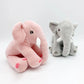 Mini Elephant Plush Toy 20cm Soft Stuffed Animal with Suction Cup for Hanging Decoration