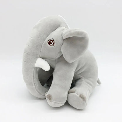 Mini Elephant Plush Toy 20cm Soft Stuffed Animal with Suction Cup for Hanging Decoration