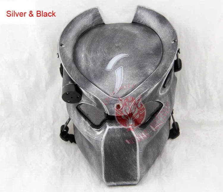 Predator Alien Hunter Composite Helmet with Infrared Light Tactical Airsoft Mask 2026