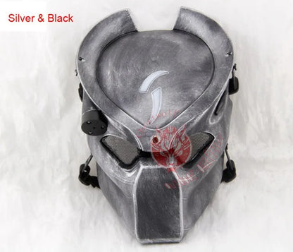Predator Alien Hunter Composite Helmet with Infrared Light Tactical Airsoft Mask 2026
