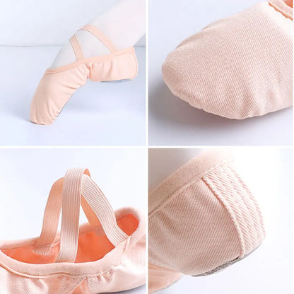 Supportive Flattering Women Ballet Shoes - Split Sole Mesh