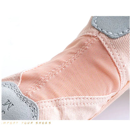 Supportive Flattering Women Ballet Shoes - Split Sole Mesh