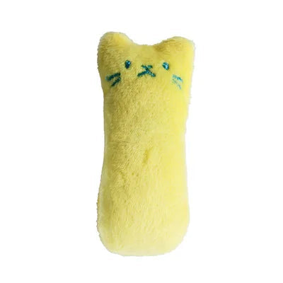 Teeth Grinding Catnip Toys - Funny Plush Cat Chewing Toy for Kittens