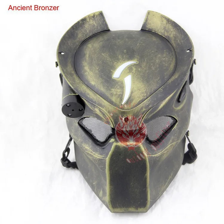 Predator Alien Hunter Composite Helmet with Infrared Light Tactical Airsoft Mask 2026